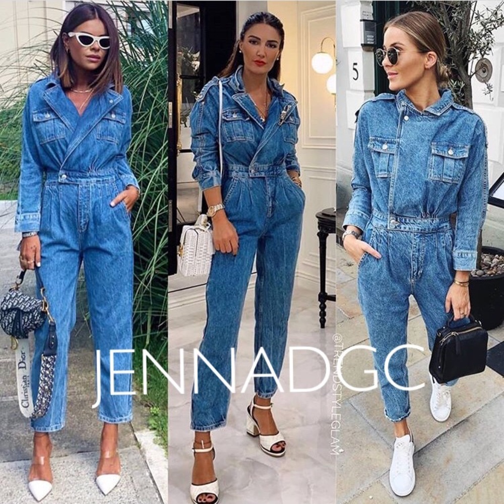 LAST ONE NWT Zara Denim Jumpsuit